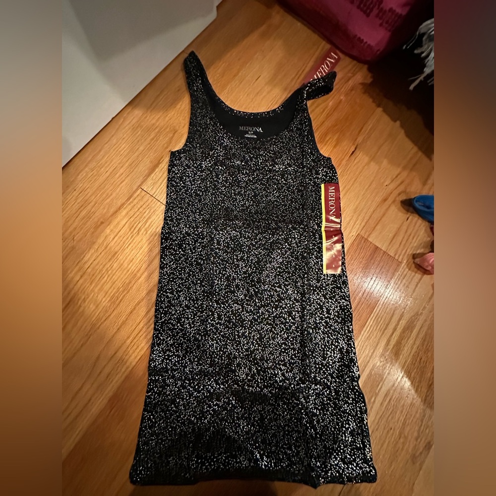 Merona Black and White Tank Top